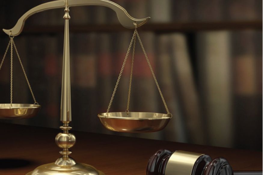 Scales of Justice and gavel