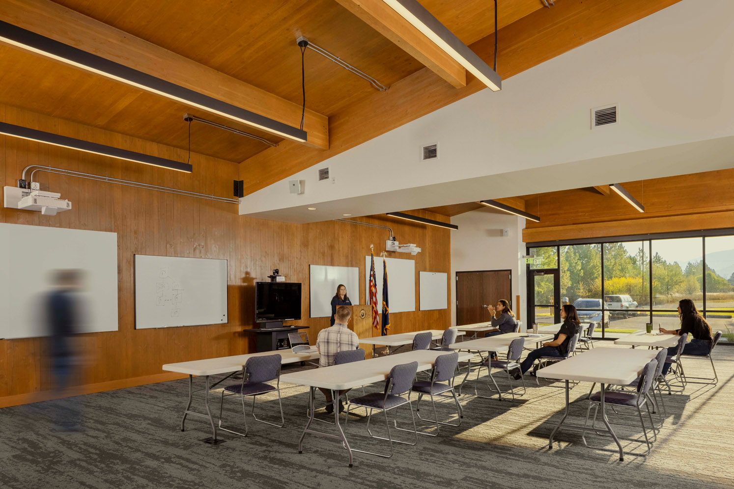 Fish, Wildlife, and Parks Headquarters building in Missoula