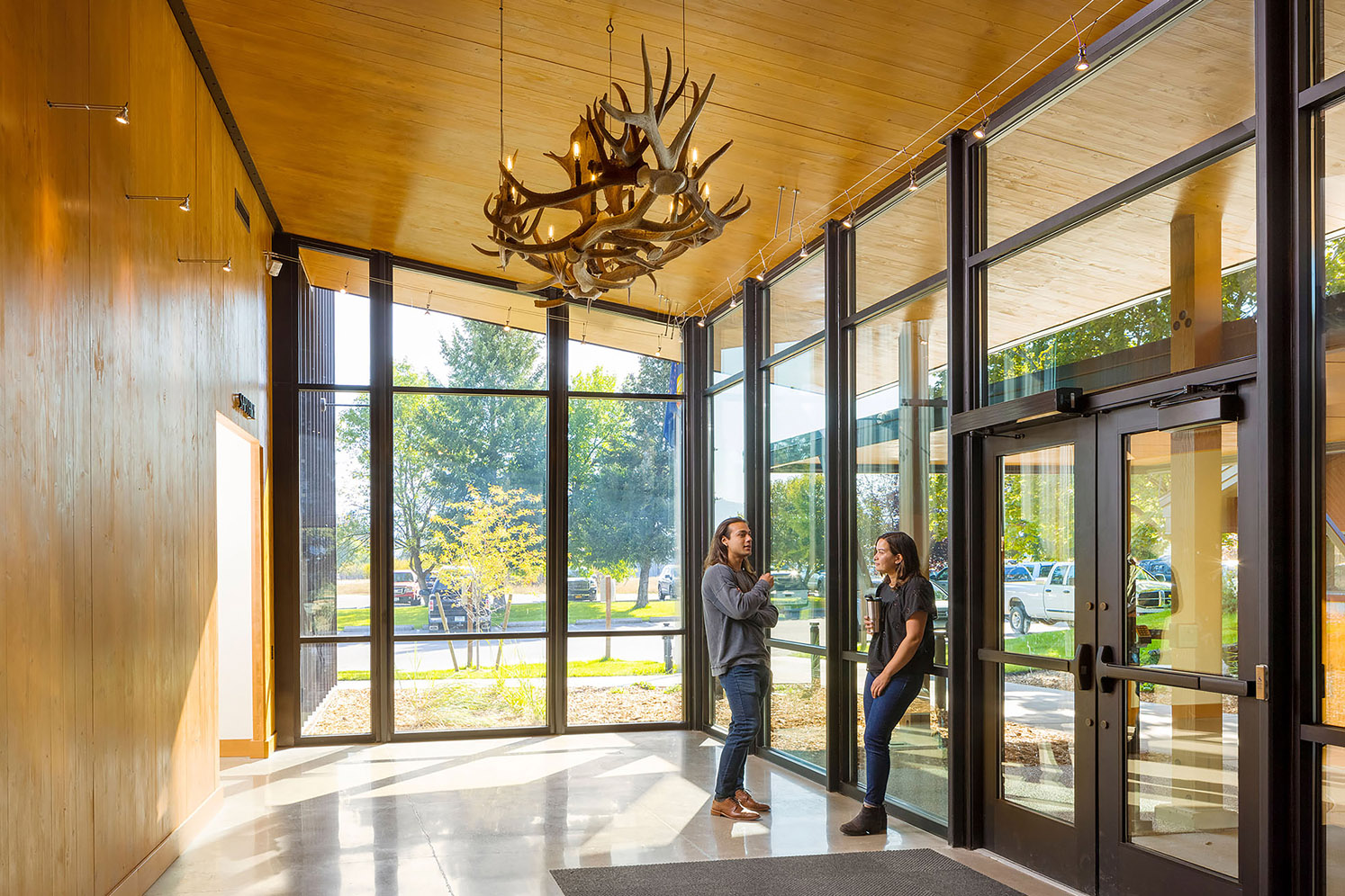 Fish, Wildlife, and Parks Headquarters building in Missoula