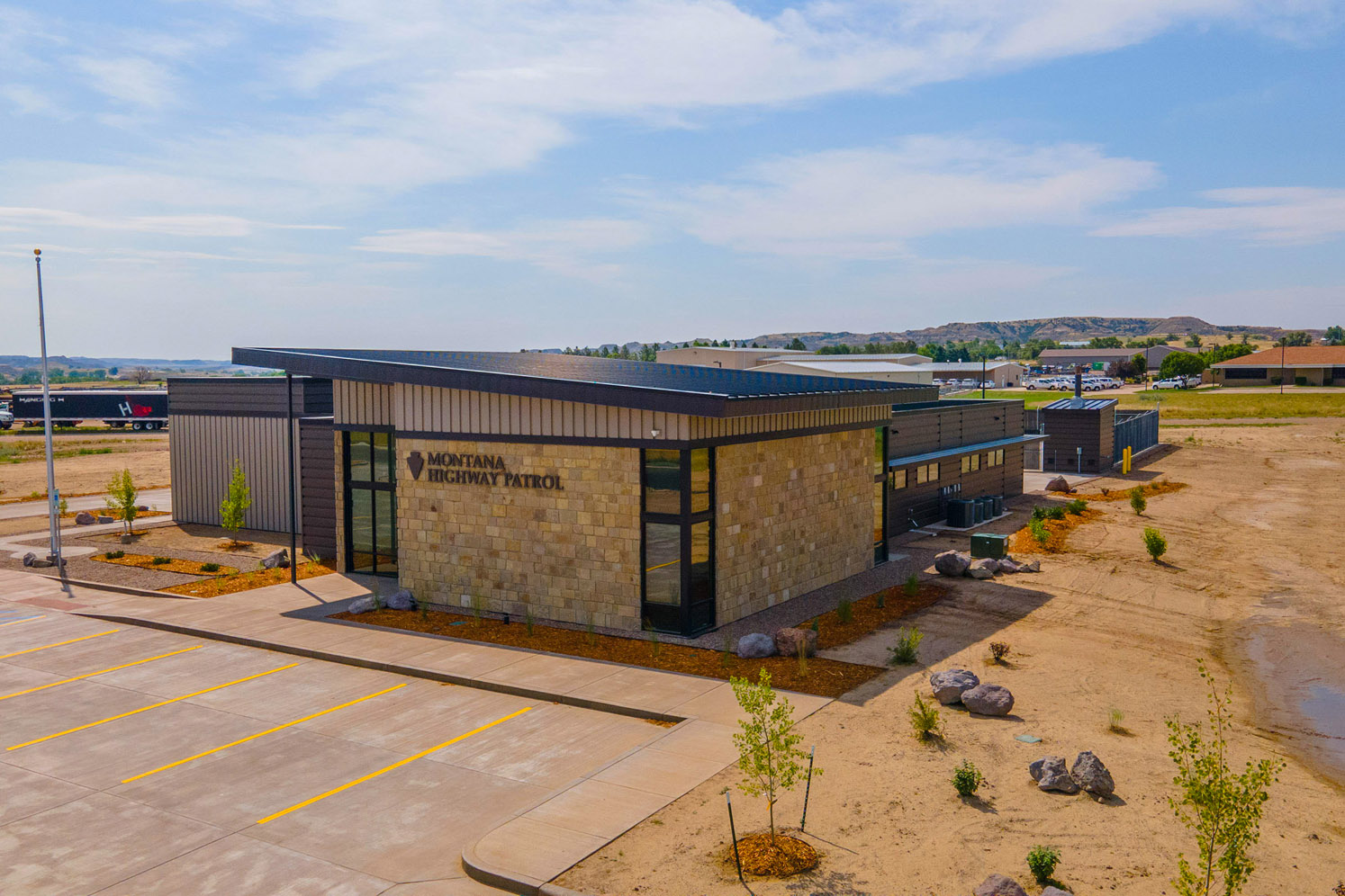 New Highway Patrol building in Glendive