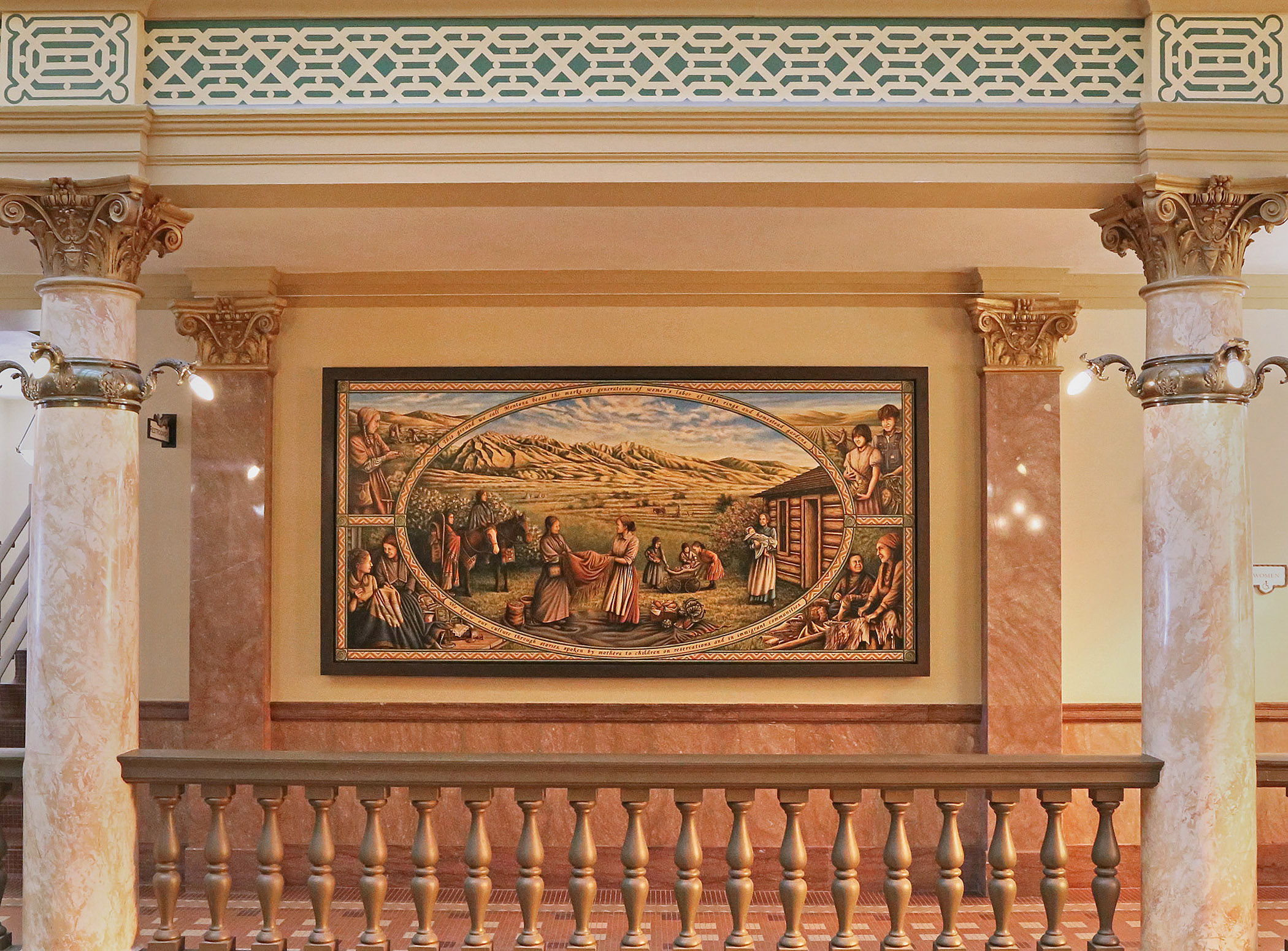 Women's Mural - East Wall Pre-1900