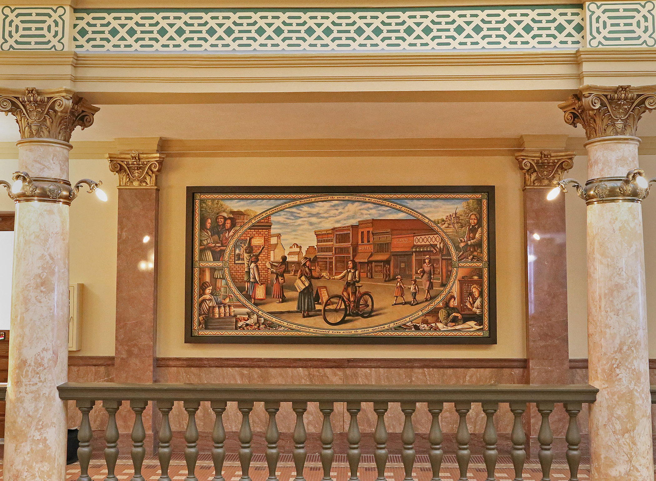 Women's Mural - West Wall Post-1900