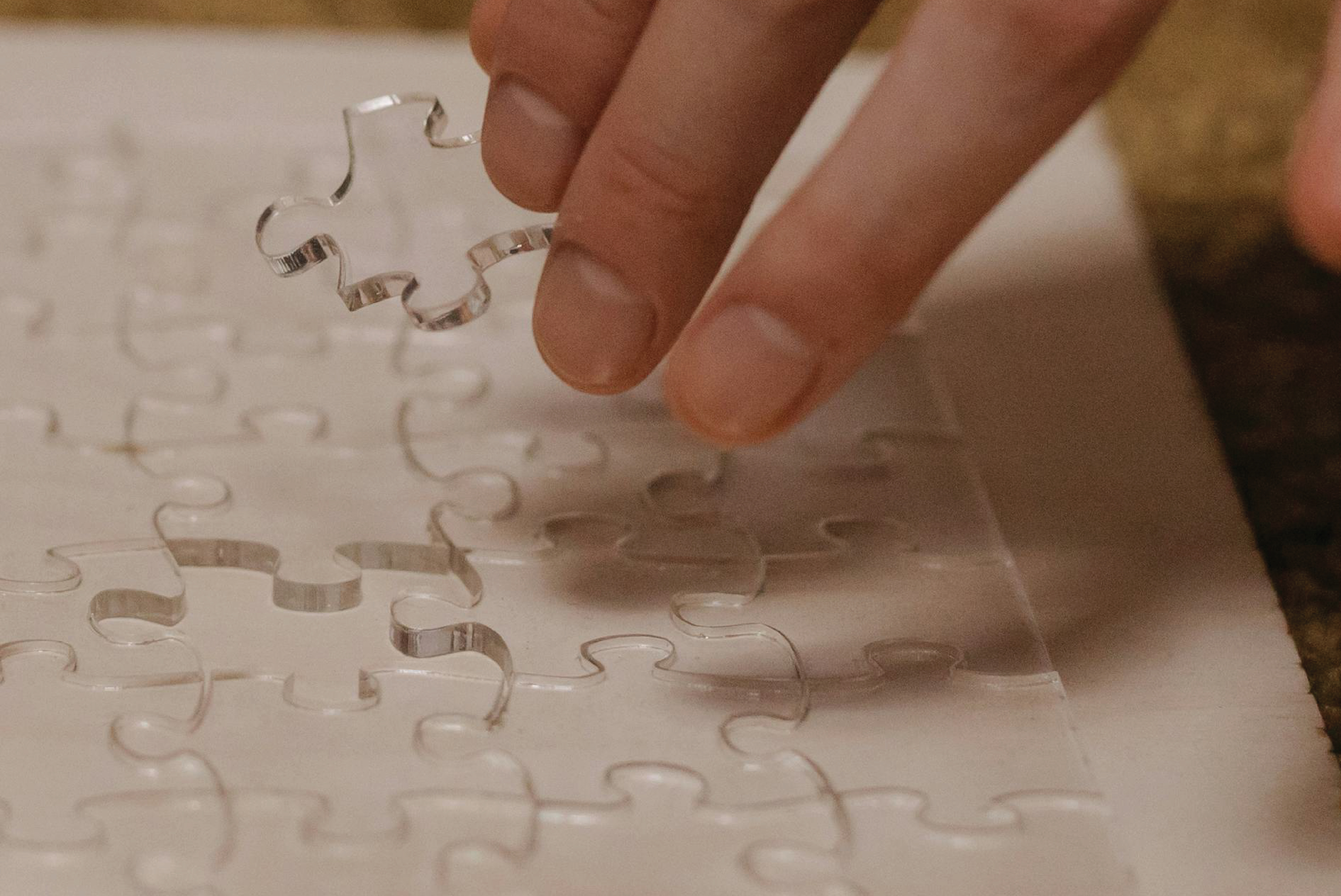 Putting the final piece into a puzzle