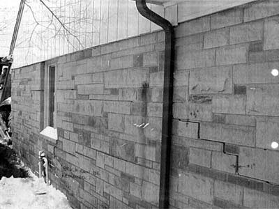 MSU Chancellor's Home where a pipe burst, causing significant water damage