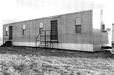 Image of a trailer in Lewistown before the tornado 
